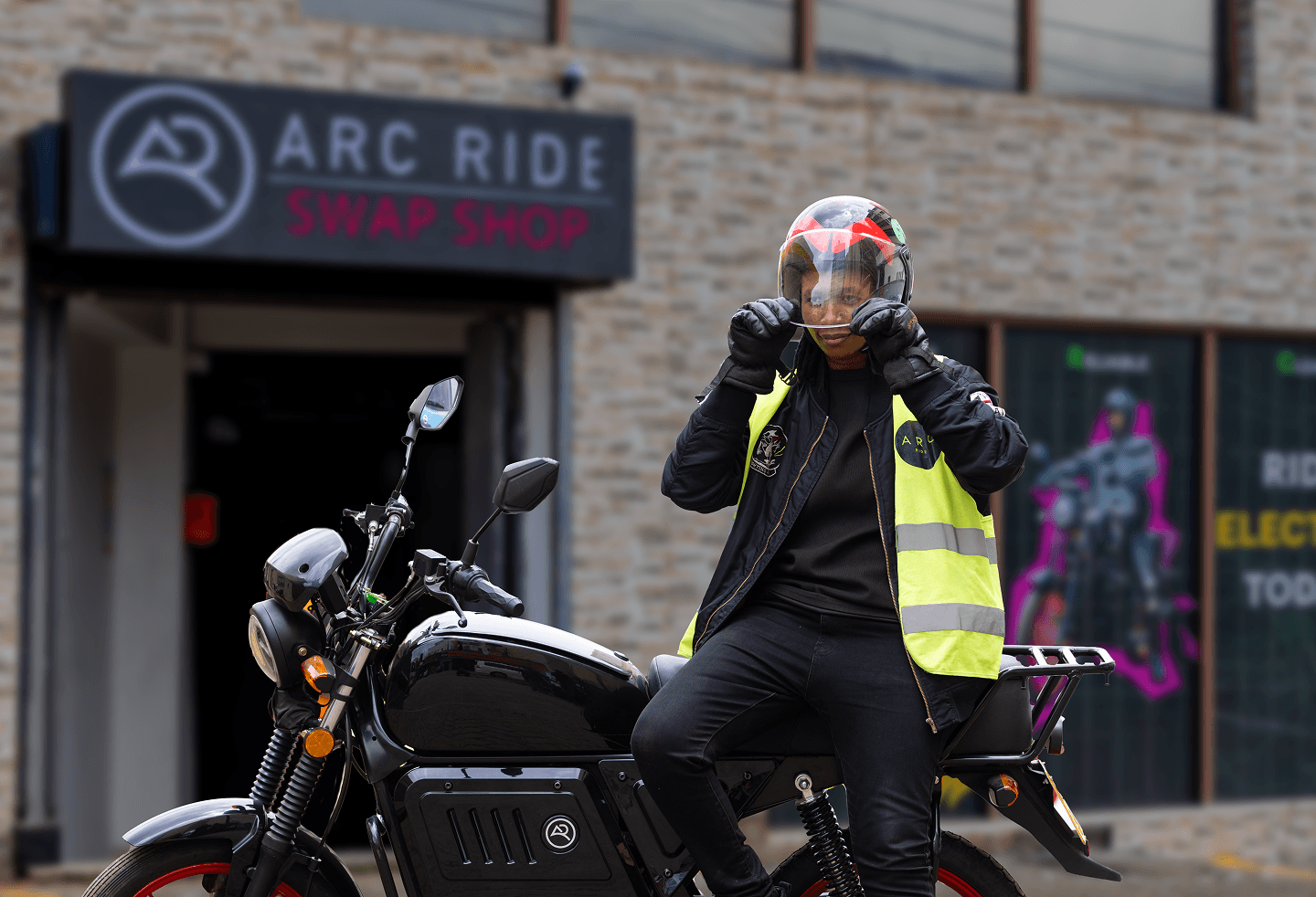 ARC Ride technology team working on a project
